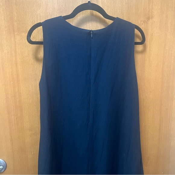 Black Roy Blanc Linen Dress - Picture 10 of 14